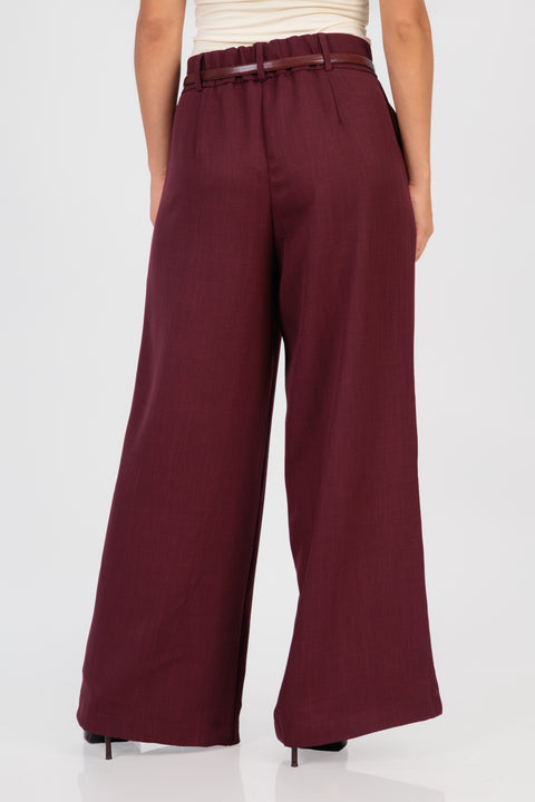 Pantalón Ebania - Vino