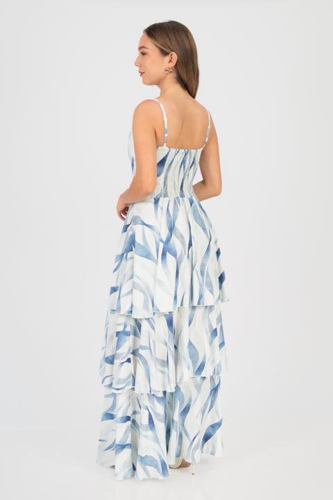 Vestido Alana - Celeste