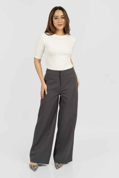 ⁠Pantalón Marbella - Plomo