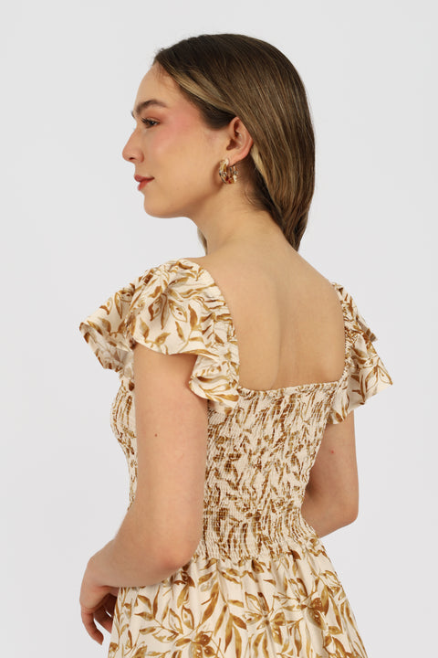 Vestido Lorena - Crema