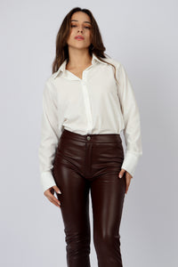 PANTALON MEGAN MARRON