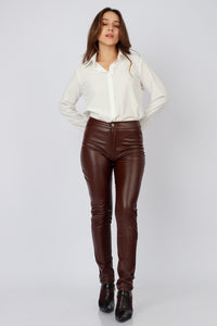 PANTALON MEGAN MARRON