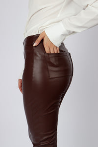 PANTALON MEGAN MARRON