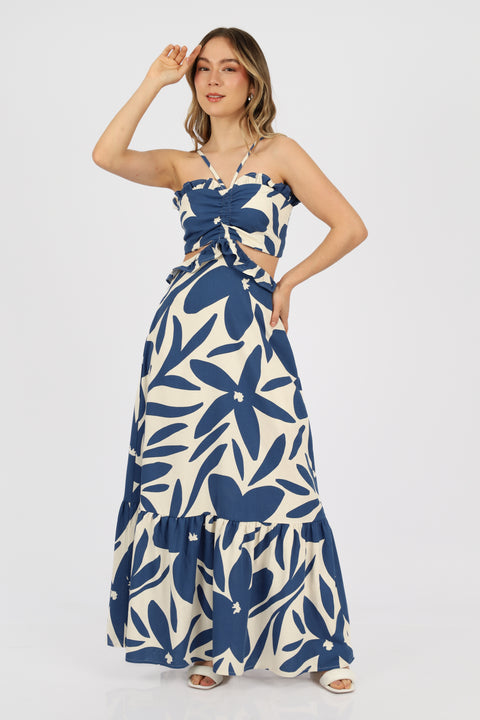 Vestido Aurora - Azul