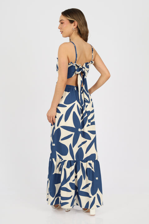 Vestido Aurora - Azul