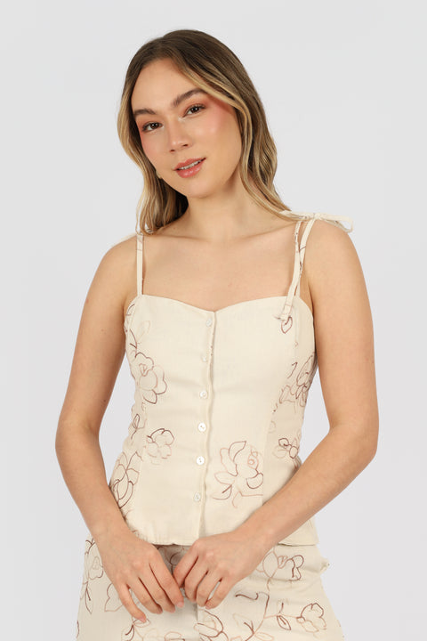 Blusa Flavia - Crema