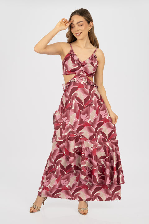 Vestido Brandy - Fucsia