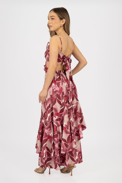 Vestido Brandy - Fucsia