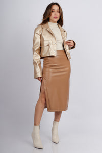 CASACA DONNA CHAMPAGNE