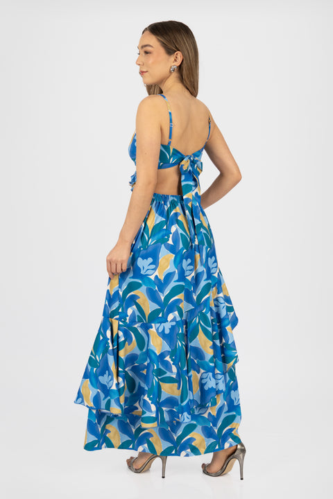 Vestido Brandy - Azul