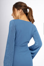 Cargar imagen en el visor de la galería, VESTIDO ELEONOR AZUL
