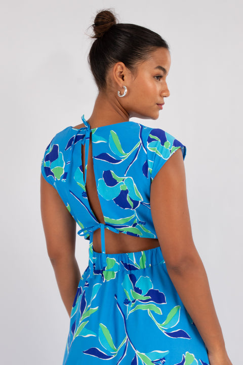 Vestido Silvana - Azul