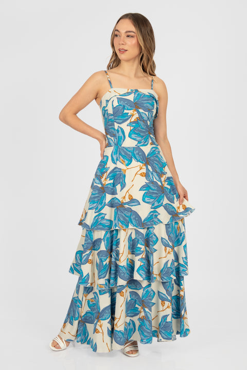 Vestido Alana - Celeste