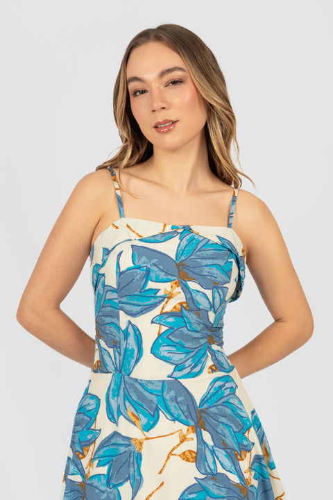 Vestido Alana - Celeste