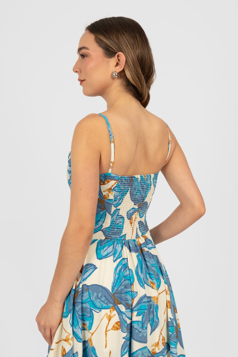 Vestido Alana - Celeste