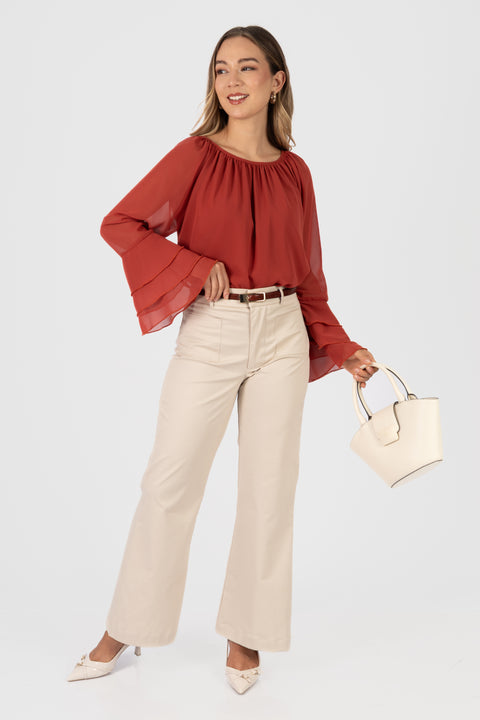Blusa Darcy - Terracota