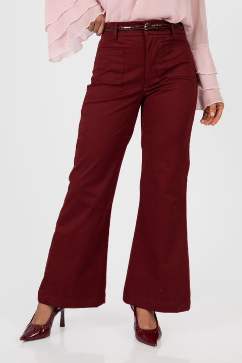 Pantalón Megan - Vino