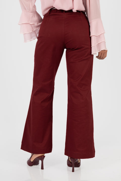 Pantalón Megan - Vino
