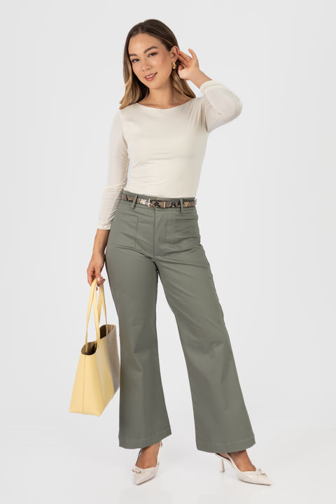 Pantalón Megan - Verde Olivo