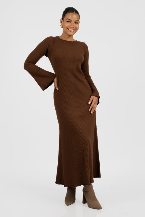 Vestido Cayetana - Chocolate