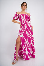 Cargar imagen en el visor de la galería, VESTIDO KIARA MAGENTA
