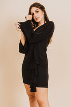 Cargar imagen en el visor de la galería, VESTIDO ELEONOR NEGRO
