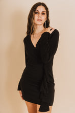 Cargar imagen en el visor de la galería, VESTIDO ELEONOR NEGRO
