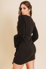 Cargar imagen en el visor de la galería, VESTIDO ELEONOR NEGRO

