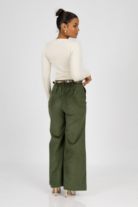Pantalon Alessia - Verde Olivo