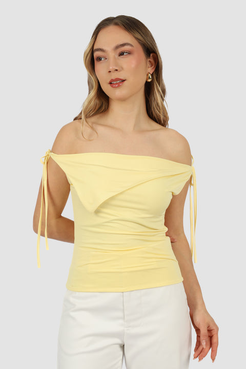 Top Pia - Amarillo Mantequilla