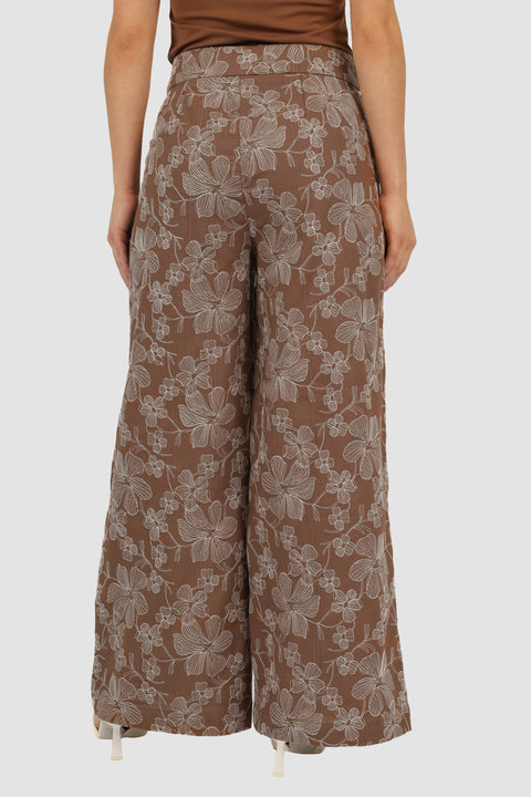 Pantalón Ebania - Marrón