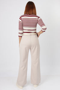 PANTALON ASHLEY CREMA