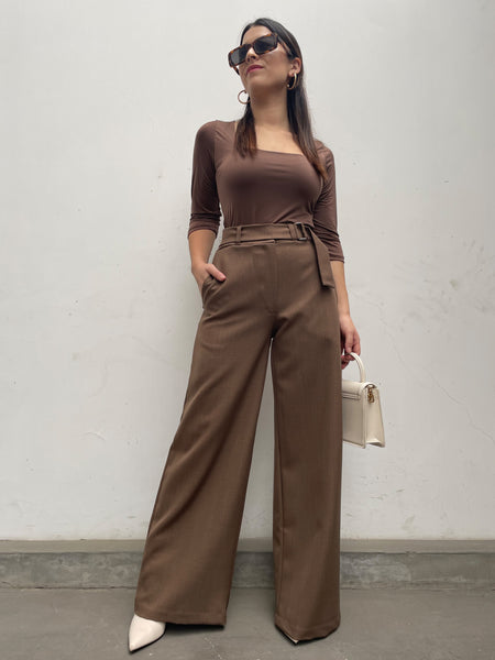 PANTALON RENE MARRON