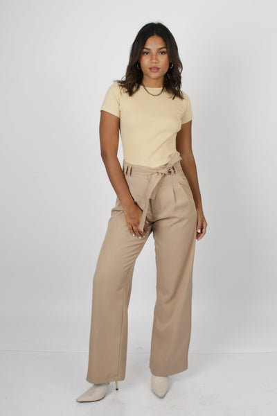PANTALON FARAH BEIGE
