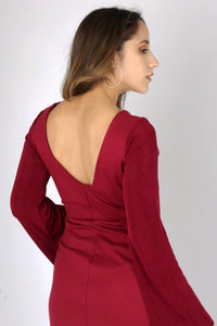 VESTIDO ALEXIA VINO
