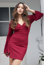 Cargar imagen en el visor de la galería, VESTIDO ALEXIA VINO
