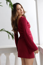 Cargar imagen en el visor de la galería, VESTIDO ALEXIA VINO
