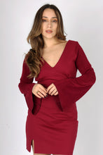 Cargar imagen en el visor de la galería, VESTIDO ALEXIA VINO

