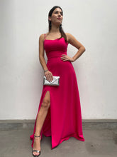 Cargar imagen en el visor de la galería, VESTIDO CONNI FUCSIA
