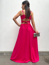Cargar imagen en el visor de la galería, VESTIDO CONNI FUCSIA
