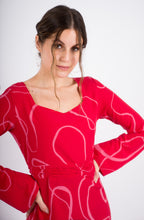 Cargar imagen en el visor de la galería, VESTIDO DAYSI ROJO
