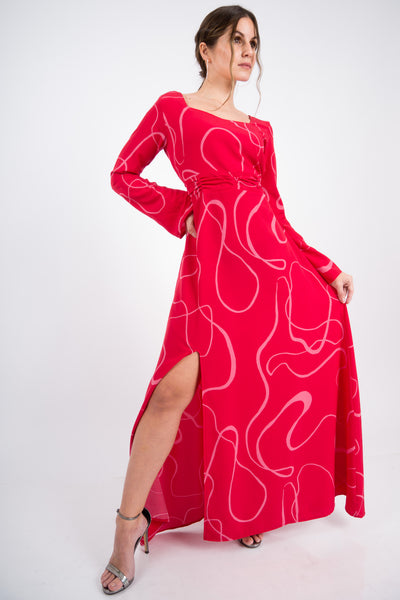 VESTIDO DAYSI ROJO