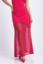 Cargar imagen en el visor de la galería, VESTIDO FLOR FUCSIA
