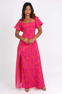 VESTIDO KIARA FUCSIA