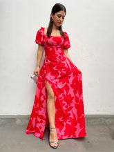 Cargar imagen en el visor de la galería, VESTIDO KIARA FUCSIA
