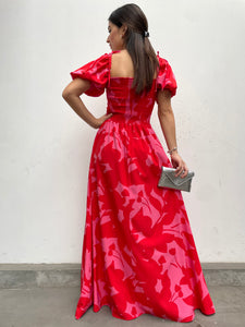 VESTIDO KIARA FUCSIA