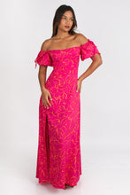 Cargar imagen en el visor de la galería, VESTIDO KIARA FUCSIA
