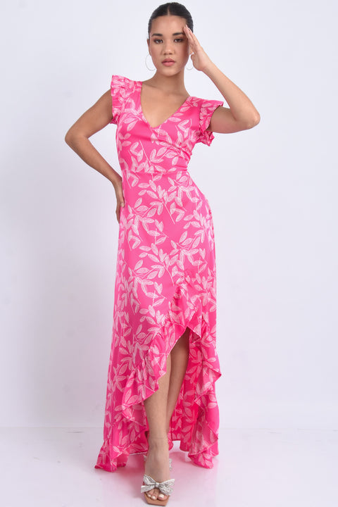 Vestido Lisa - Fucsia