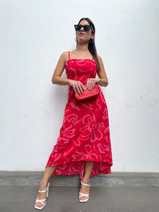 VESTIDO LUZ FUCSIA