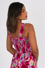 Cargar imagen en el visor de la galería, VESTIDO RAFAELLA FUCSIA
